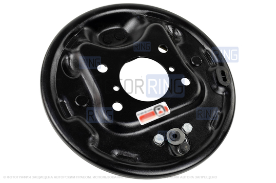 Оригинальный тормозной задний левый щит в сборе для ВАЗ 2108-21099, 2110-2112, 2113-2115, Лада Приора, Калина, Калина 2, Гранта, Гранта FL без АБС