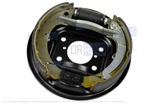 Оригинальный тормозной задний правый щит в сборе для ВАЗ 2108-21099, 2110-2112, 2113-2115, Лада Приора, Калина, Калина 2, Гранта, Гранта FL без АБС