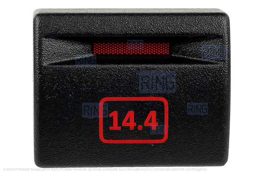 Пересвеченная кнопка 14.4 с индикацией для Лада Приора, Калина 2, Гранта, Гранта FL, Нива Легенд_1