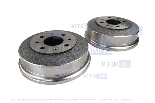 Тормозные задние чугунные барабаны РусТорм для ВАЗ 2108-21099, 2110-2112, 2113-2115, Калина, Калина 2, Гранта, Приора_1