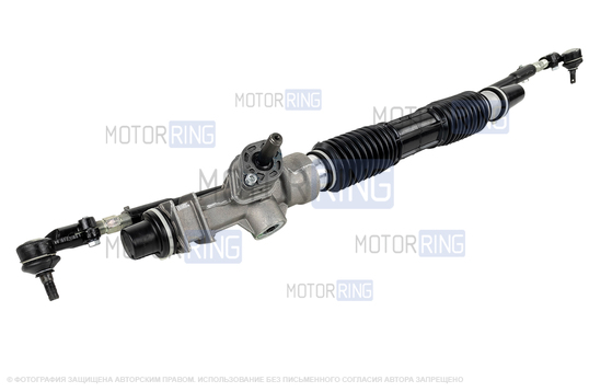 Рулевая рейка с тягами 3.1 оборота без наконечников для Лада Калина, Гранта