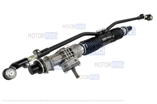 Рулевая рейка с тягами 3.1 оборота без наконечников для Лада Калина, Гранта