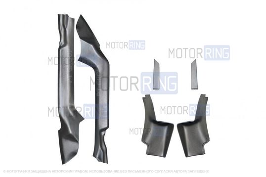 Накладки на ковролин (6шт) PT Group для Renault Logan 2 с 2014 г.в._1