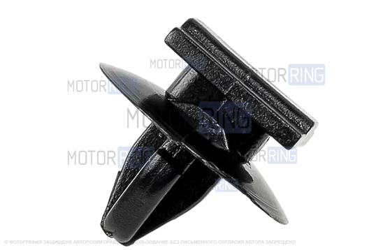 Черные пистоны крепления молдингов дверей, накладок арок, обтекателей порогов (10шт) для Лада Калина 2 Кросс, Гранта FL Кросс, Веста Кросс, Веста SW Кросс, Веста Спорт, Нива Тревел, Шевроле Нива