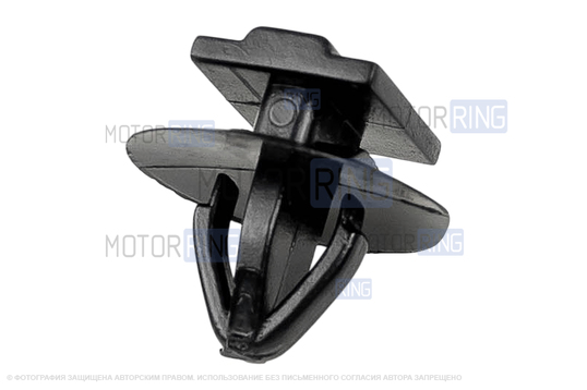 Черные пистоны крепления молдингов дверей, накладок арок, обтекателей порогов (10шт) для Лада Калина 2 Кросс, Гранта FL Кросс, Веста Кросс, Веста SW Кросс, Веста Спорт, Нива Тревел, Шевроле Нива