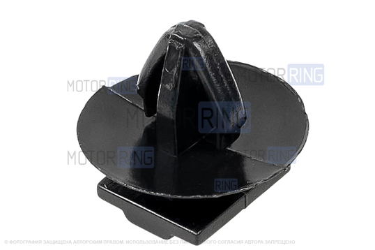 Черные пистоны крепления молдингов дверей, накладок арок, обтекателей порогов (10шт) для Лада Калина 2 Кросс, Гранта FL Кросс, Веста Кросс, Веста SW Кросс, Веста Спорт, Нива Тревел, Шевроле Нива