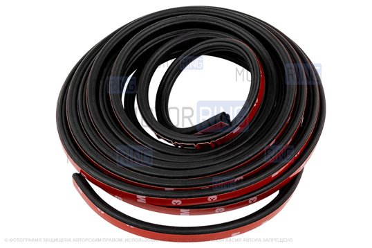 Универсальный 5-камерный уплотнитель дверей, капота, багажника Деталиус длиной 6 метров для Лада и иномарок_1