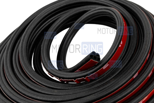 Универсальный 5-камерный уплотнитель дверей, капота, багажника Деталиус длиной 6 метров для Лада и иномарок