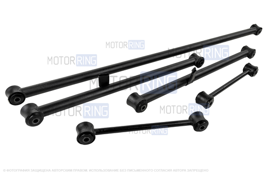 Комплект реактивных тяг (штанг) задней подвески Avtostandart для ВАЗ 2101-2107
