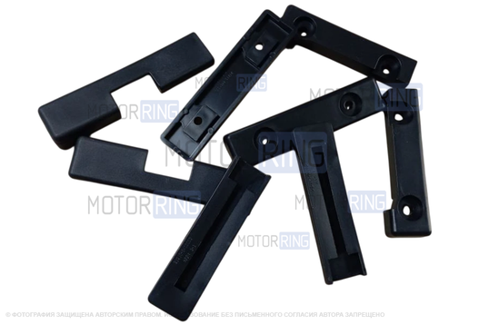 Защитные накладки планок брызговиков для Лада 4х4, Нива Легенд_1