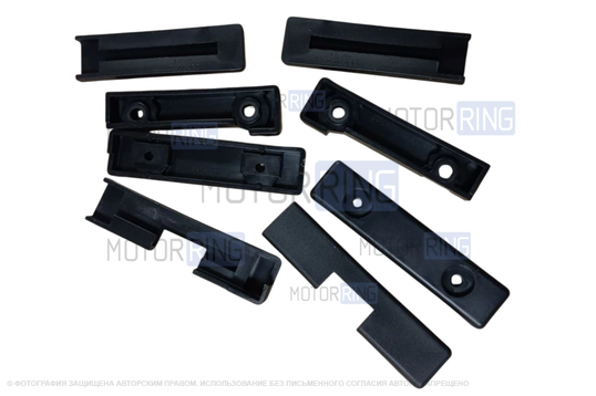 Защитные накладки планок брызговиков для Лада 4х4, Нива Легенд