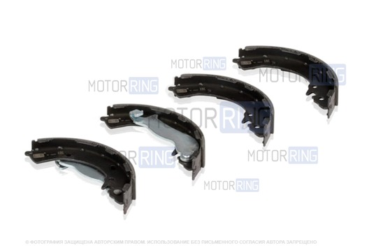 Барабанные тормозные колодки SENFINECO для Hyundai Solaris, KIA Rio с 2017 г.в._1