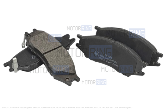 Передние тормозные колодки SENFINECO для Volkswagen Polo 5 седан, Skoda Rapid_1