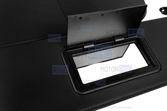 Черные солнцезащитные козырьки с закрывающимся зеркалом для ВАЗ 2101-2107