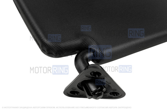 Черные солнцезащитные козырьки с закрывающимся зеркалом для ВАЗ 2101-2107