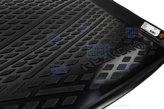 Пластиковый ковер багажника Rezkon R-series для Лада Искра SW