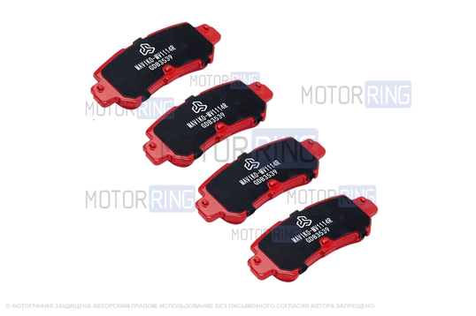 Задние тормозные колодки МАВИКО под дисковые тормоза для Chery Tiggo 7 Pro, Tiggo 7 Pro Max, Exeed LX, Omoda C5