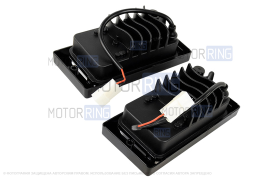 Диодные ПТФ Sal-Man 46W 5800lux 5 полос для ВАЗ 2110-2112, 2113-2115, Шевроле Нива до рестайлинга 2009 года
