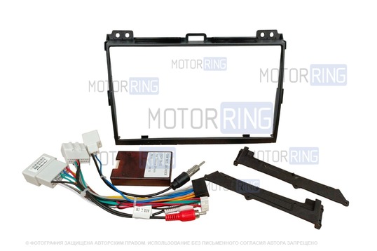 Комплект под установку 9-ти дюймовой мультимедиа для Toyota Prado 120 с 2002-2009 г.в.