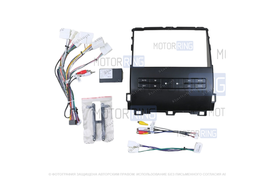 Комплект под установку 9-ти дюймовой мультимедиа для Toyota Prado 120, Lexus GX460 с 2002-2009 г.в.