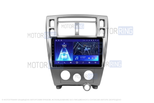 Рамка под установку 10-ти дюймовой мультимедиа для Hyundai Tucson 1 2004-2009 г.в.