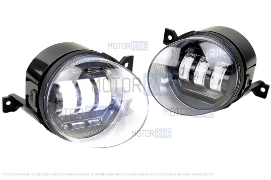 Диодные ПТФ SL 30W с регулировкой для Volkswagen Golf 5, MK6, Sagitar, Touran, Caddy