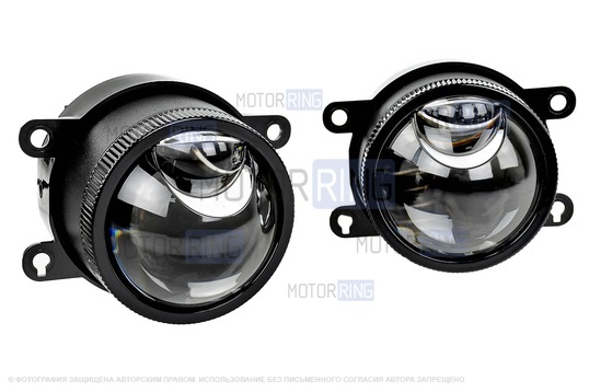 Комплект подключения ПТФ Sal-Man 16000lux (ближний свет 70W и дальний 60W) с защитой от перегрева для Лада Искра, Искра Кросс