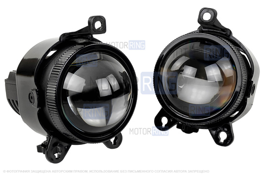 Диодные ПТФ Sal-Man 120W 32000lux с защитой от перегрева и запотевания для Лада Приора, Шевроле Нива с 2009 г.в., Лада Нива 2123, ГАЗ Газель