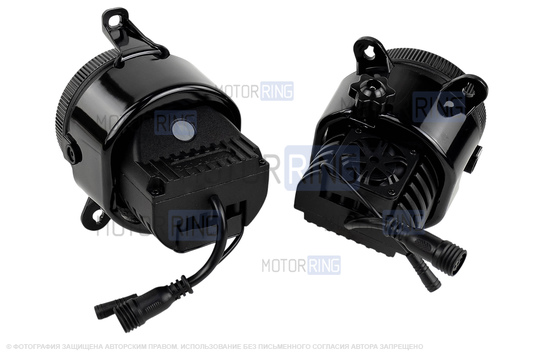 Диодные ПТФ Sal-Man 120W 32000lux с защитой от перегрева и запотевания для Лада Приора, Шевроле Нива с 2009 г.в., Лада Нива 2123, ГАЗ Газель