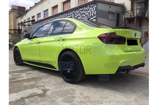 Накладки под пороги (Лезвия) INMAX в стиле М для BMW 3 (F30)_1