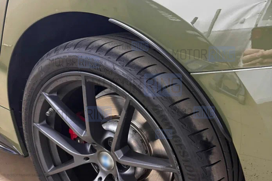 Черные матовые расширители задних арок INMAX для BMW 3 (G20, G21)_1