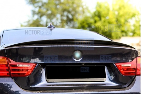 Черный лаковый спойлер INMAX для BMW 4 (F32)_1