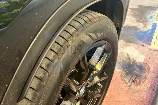 Черные матовые накладки на расширители передних арок INMAX для BMW X3 (G01), X4 (G02)