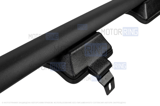 Рейлинги VAMER в цвете черный муар для Лада Калина универсал
