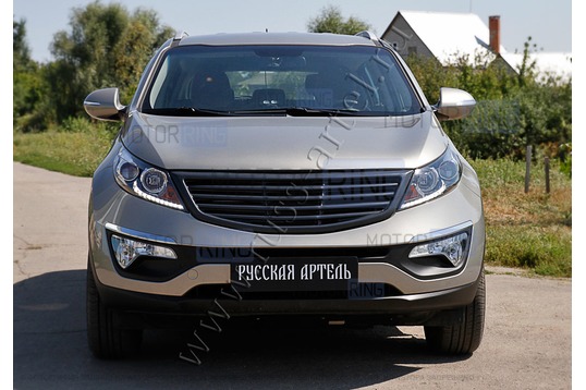 Решетка радиатора Русская Артель 4 поперечины для KIA Sportage 3 2010-2015 г.в.