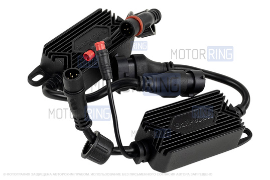 Диодные ПТФ Sal-Man 120W 32000lux с защитой от перегрева и запотевания для Лада Калина 2004-2011 г.в., Калина 2 2013-2018 г.в., Гранта 2011-2017 г.в., Ларгус 2012-2020 г.в., Датсун 2014-2019 г.в., УАЗ Патриот