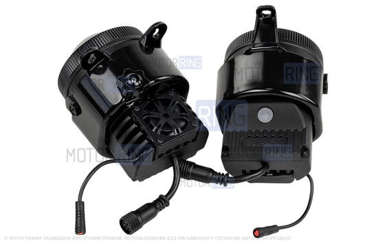 Диодные ПТФ Sal-Man 120W 32000lux (ближний, дальний) с защитой от перегрева и запотевания для Лада Приора, Шевроле Нива с 2009 г.в., Лада Нива 2123, ГАЗ Газель