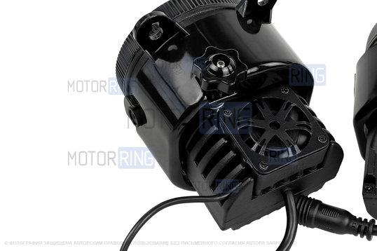 Диодные ПТФ Sal-Man 120W 32000lux (ближний, дальний) с защитой от перегрева и запотевания для Лада Приора, Шевроле Нива с 2009 г.в., Лада Нива 2123, ГАЗ Газель