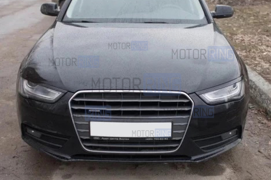 Реснички на фары для Audi A4 (B8) 2007-2015 г.в.