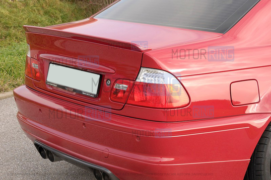 Лип-спойлер на кромку багажника для BMW 3 (E46) Coupe 1999-2006 г.в.