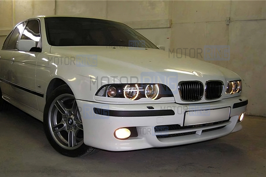 Нижние реснички-накладки на фары для BMW 5 (E39) 1995-2004 г.в.