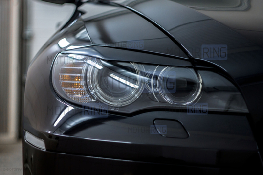 Реснички-накладки на фары для BMW X6 (E71) 2007-2014 г.в.