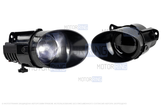 Светодиодные ПТФ Sal-Man 120w 32000lux с защитой от перегрева и запотевания для Volkswagen Passat B6 2005-2010 г.в.