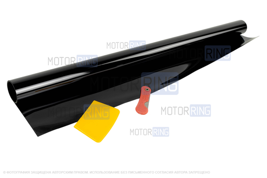 Тонировочная пленка Super Dark Black 50х300см для стекол авто и дома