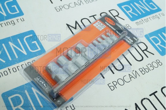 Набор головок TORX E4-E16 «АвтоDело» 39829