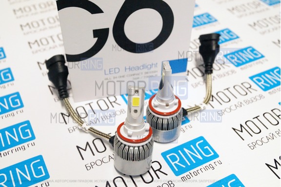 Светодиодные лампы G6 LED 3900LM 6000K H11