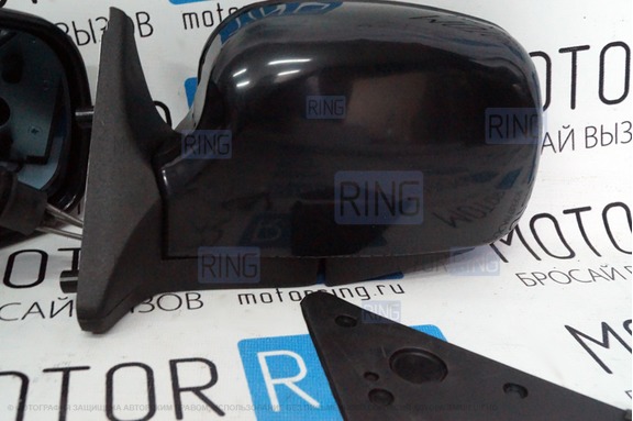 Боковые зеркала ЛТ-21г черные на Лада Нива 4х4