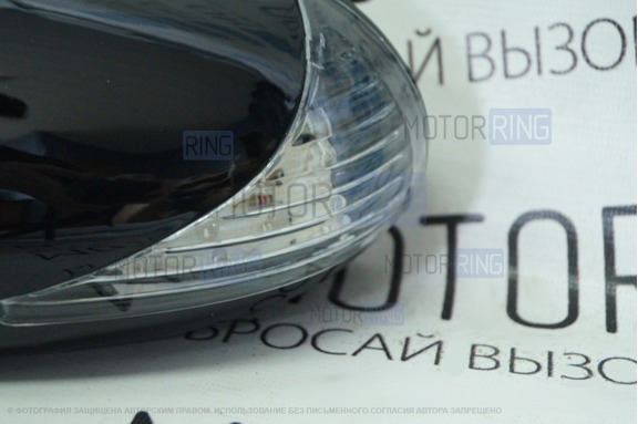 Боковые зеркала черные с повторителем для ВАЗ 2108-21099, 2113-2115