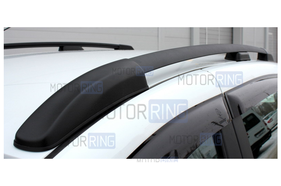 Рейлинги черные АПС для Renault Sandero 2 с 2014 г.в.