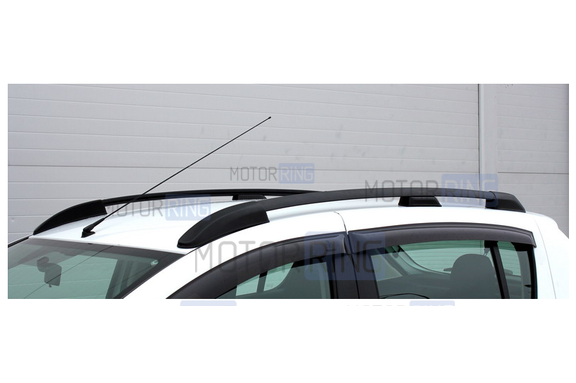 Рейлинги черные АПС для Renault Sandero 2 с 2014 г.в.